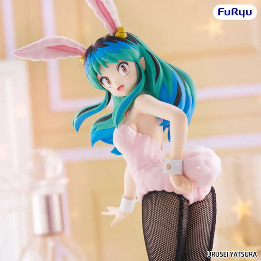 Urusei Yatsura Lum BiCute Bunnies figure wearing pink bunny suit with fishnet stockings and red heels