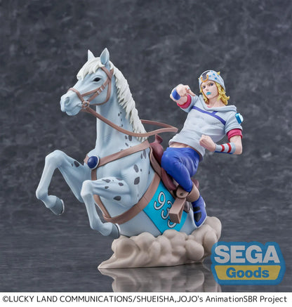Johnny Joestar Xross Link MAX figure riding horse from JoJo's Bizarre Adventure Steel Ball Run by SEGA
