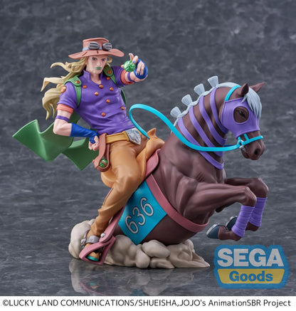 Gyro Zeppeli Xross Link MAX figure riding horse from JoJo's Bizarre Adventure Steel Ball Run by SEGA