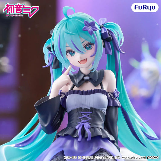 Hatsune Miku Flower Fairy Bellflower noodle stopper figure FuRyu anime collectible sitting pose