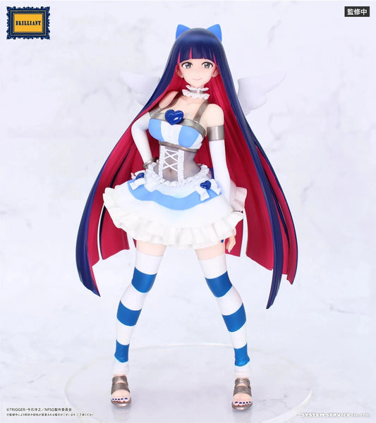 New Panty & Stocking with Garterbelt Stocking Brilliant Figure in blue and white outfit with long pink-and-navy twin-tails