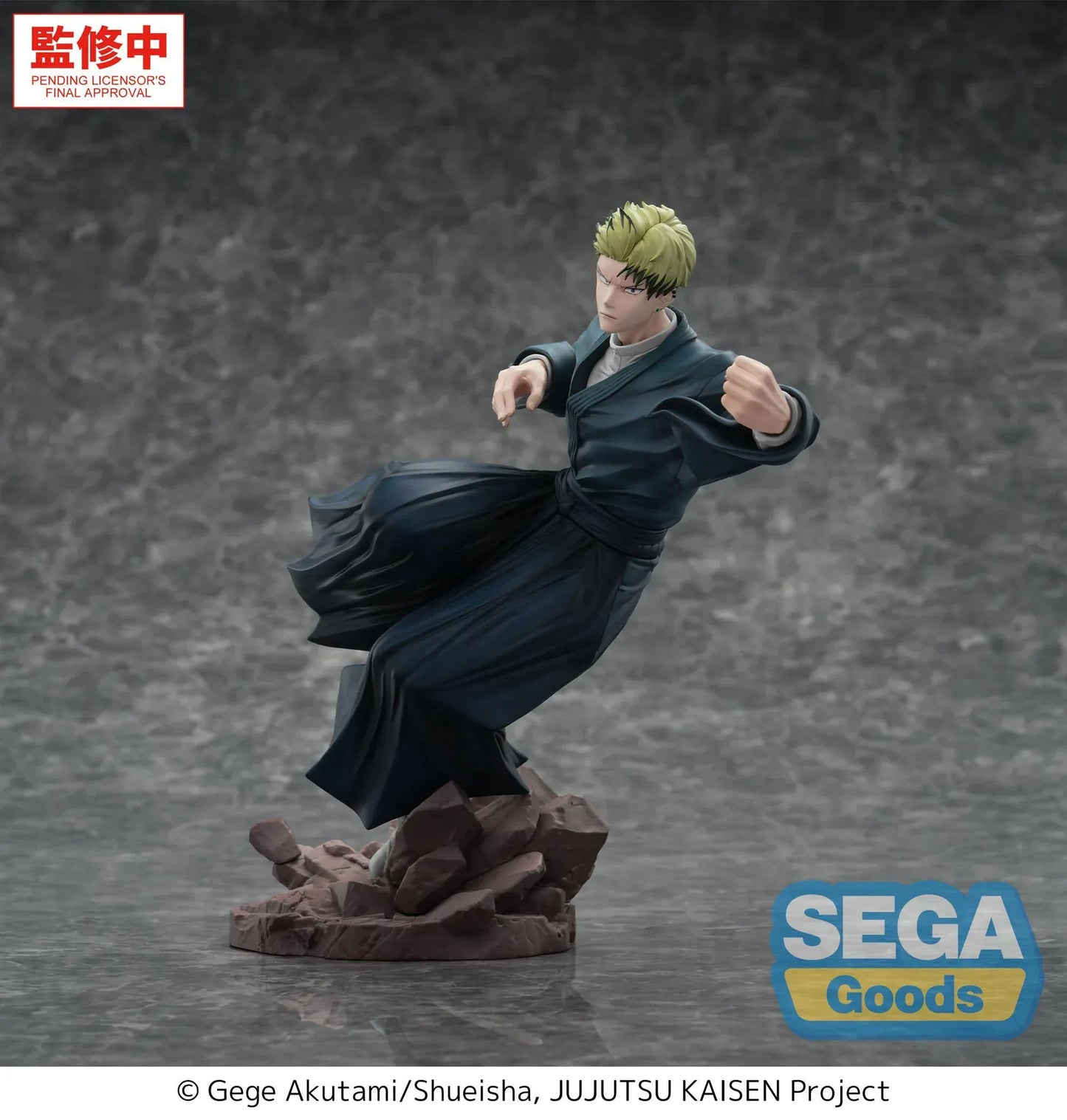 Jujutsu Kaisen Luminasta Naoya Zenin The Culling Game Figure in a dynamic battle pose with rocky display base