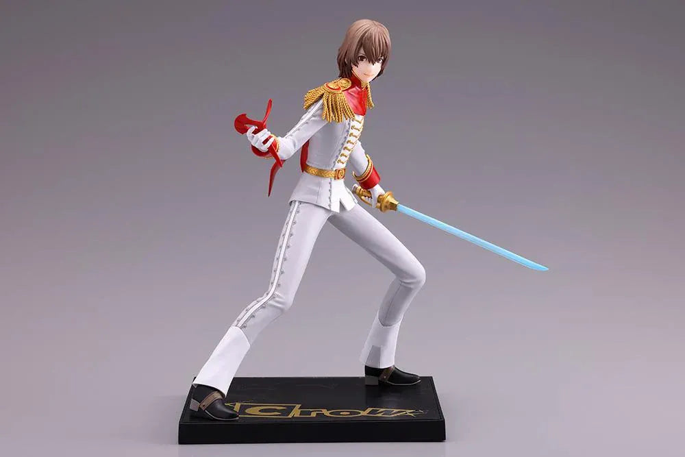 Persona 5 Royal Oshi Works Crow figure featuring Crow in his white Phantom Thief outfit holding his saber and signature red mask
