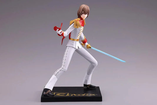 Persona 5 Royal Oshi Works Crow figure featuring Crow in his white Phantom Thief outfit holding his saber and signature red mask