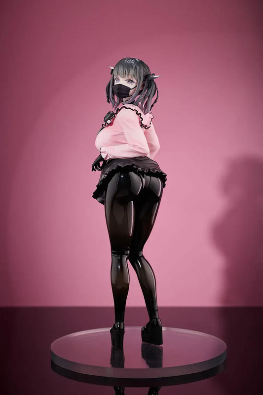 Illustration Dear My Rubber Kurokawa Miu 1/6 scale figure with glossy outfit and display base