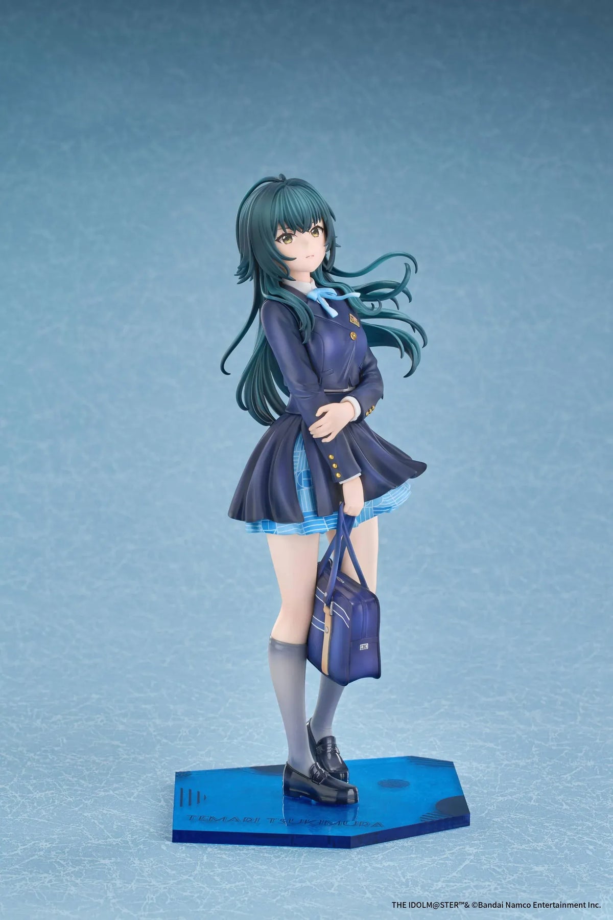 Gakuen Idolmaster Temari Tsukimura Hydrangea After the Rain Before Training 1/7 scale figure holding a school bag