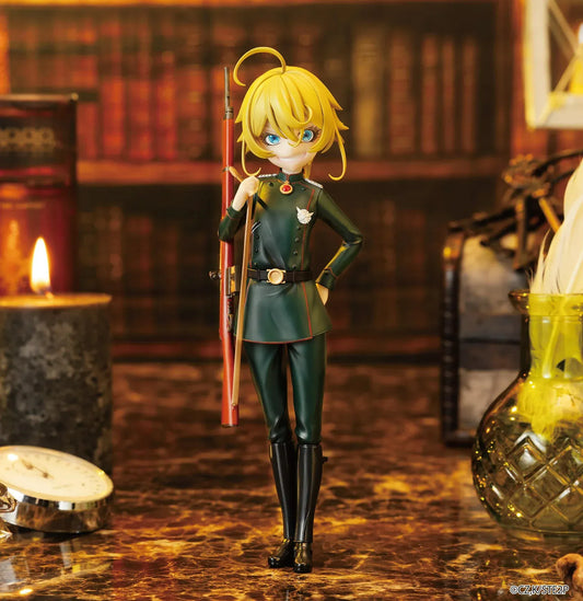 Saga of Tanya the Evil Vivit Tanya Degurechaff figure holding rifle in military uniform