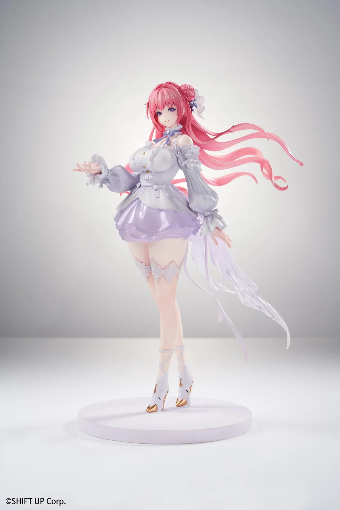 Goddess of Victory Nikke Dorothy 1/10 scale figure with flowing pink hair and pastel outfit