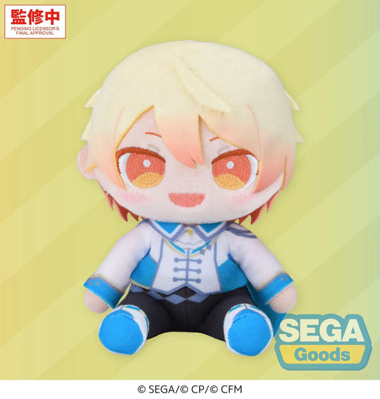 Hatsune Miku Colorful Stage MySEKAI Tsukasa Tenma Plush with blonde hair, cheerful embroidered expression, and stage outfit
