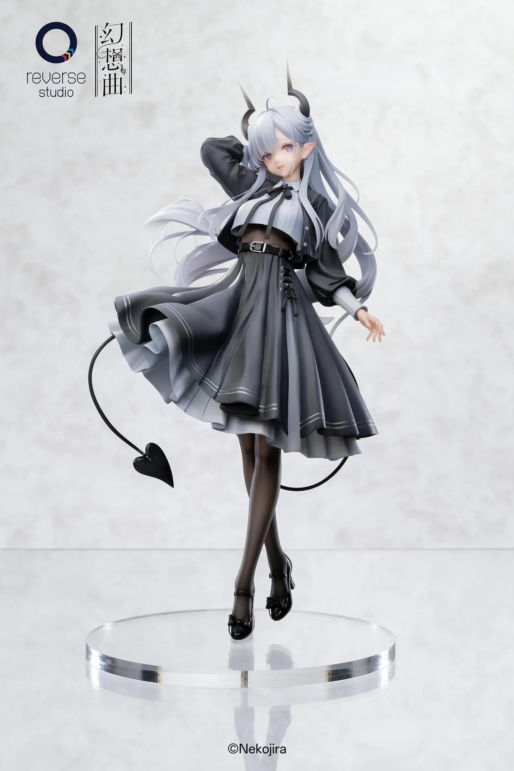 Fantasias Series Thea-chan Apprentice Succubus Ver Regular Outfit Edition 1/6 scale figure with bonus horns tail silver hair black dress
