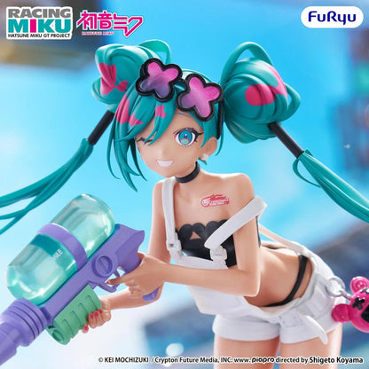 Hatsune Miku Racing Miku 2025 Sepang Muchute version figure FuRyu anime collectible water gun pose