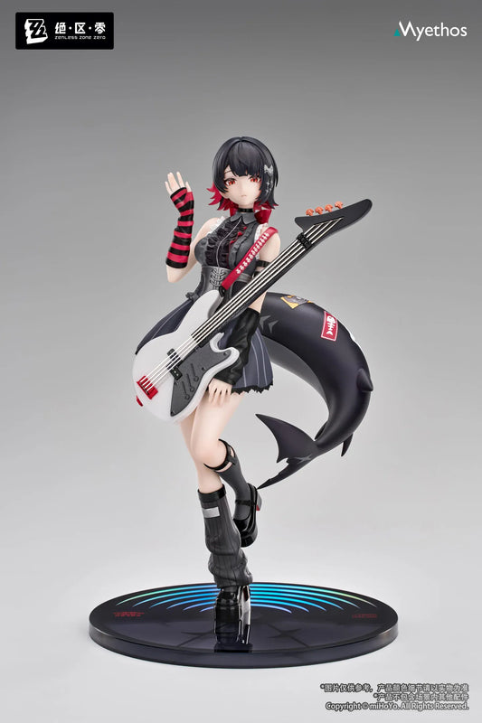 Zenless Zone Zero Gift+ Ellen Joe Sparkling Wonderland Ver. 1/8 scale figure holding a guitar with her signature shark tail