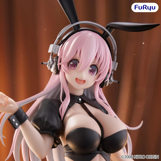 Super Sonico BiCute Bunnies reverse bunny version figure with black outfit and bunny ears
