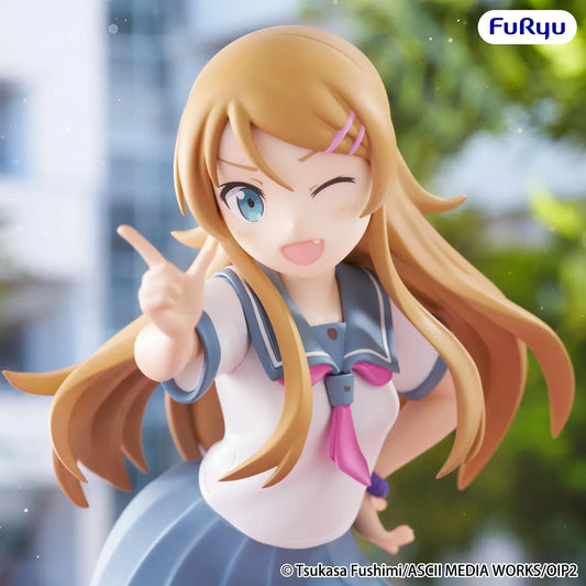 Oreimo Kirino Kousaka Muchute figure FuRyu anime collectible school uniform wink pose