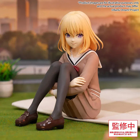 BanG Dream Ave Mujica Uika Misumi Uniform version premium figure seated pose with school uniform and soft expression