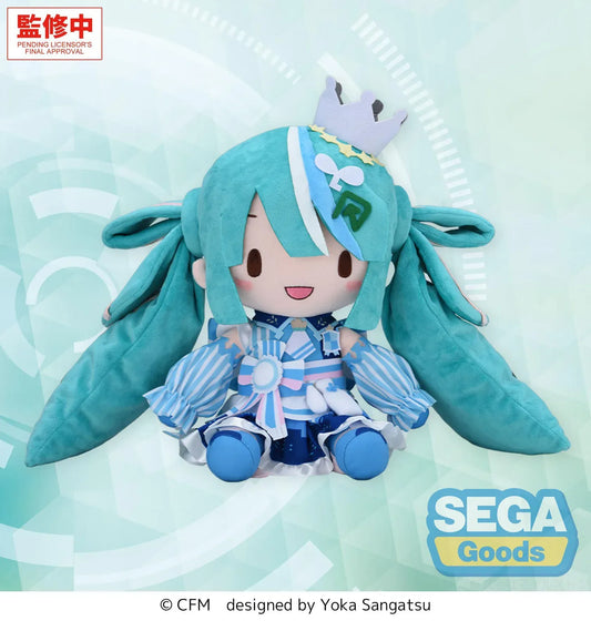 Hatsune Miku Lawson 50th Anniversary Fuwa Petit large plush by SEGA Goods