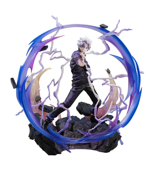 Jujutsu Kaisen Satoru Gojo Kyoshiki Murasaki DX figure with Hollow Purple energy effect