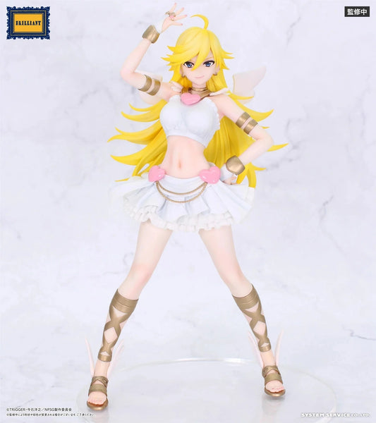 New Panty & Stocking with Garterbelt Panty Brilliant Figure in white and gold outfit with long yellow hair