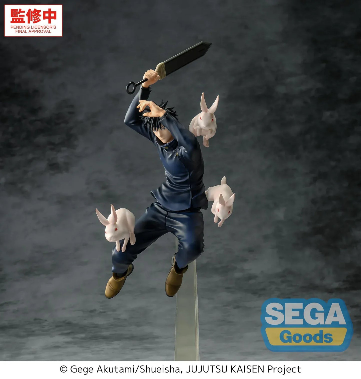 Jujutsu Kaisen Luminasta Megumi Fushiguro The Culling Game Version figure with rabbit shikigami in a dynamic battle pose
