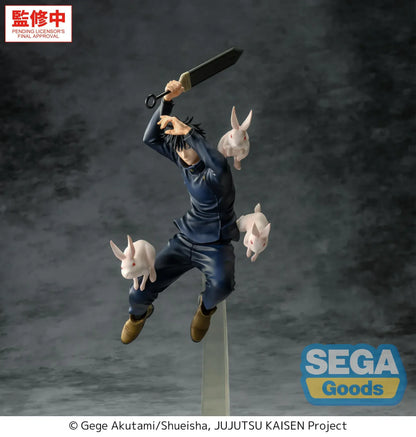 Jujutsu Kaisen Luminasta Megumi Fushiguro The Culling Game Version figure with rabbit shikigami in a dynamic battle pose