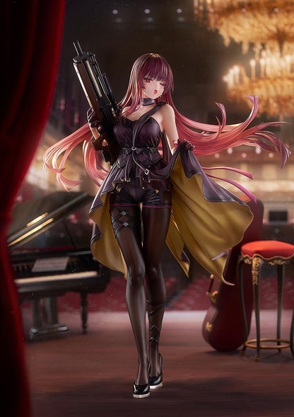 Girls' Frontline 2 Exillium Makiatto Ballroom Interlude Ver 1/7 scale figure holding rifle with flowing coat and stockings