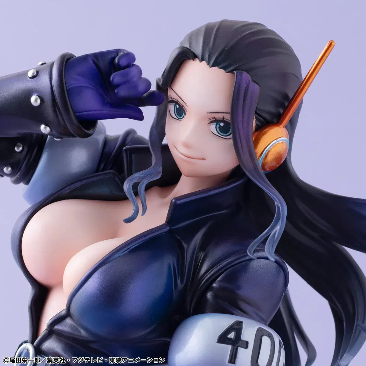 "One Piece Portrait of Pirates Nico Robin Evolutionary History figure standing in futuristic outfit with dynamic pose."