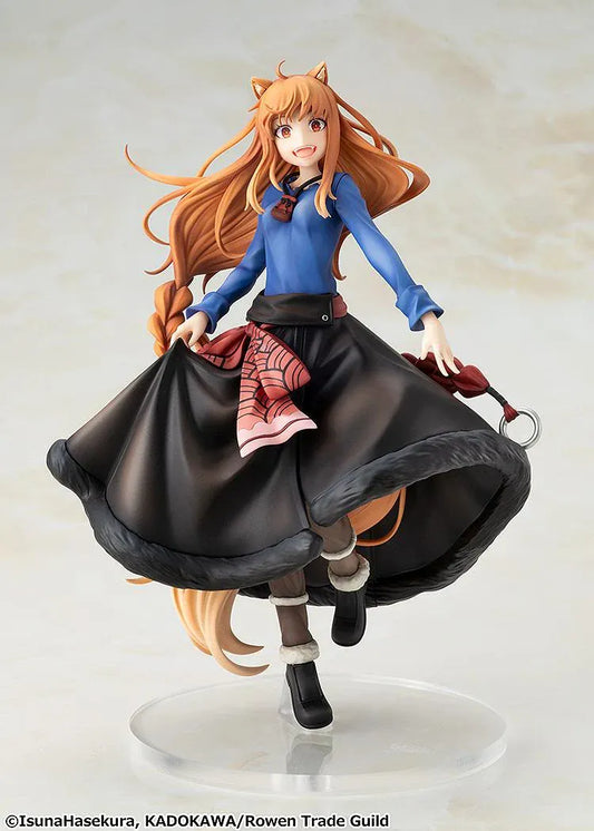 Spice and Wolf Merchant Meets the Wise Wolf Holo non-scale figure based on an illustration by Jyuu Ayakura with flowing hair and wolf ears
