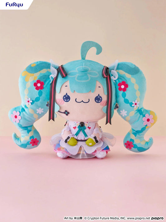 Vocaloid Mochipiko Hatsune Miku Blooming 2025 Super Big Plush by FuRyu