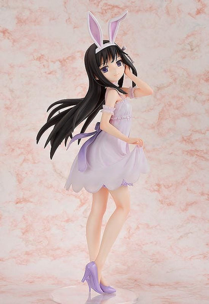 Puella Magi Madoka Magica Homura Akemi Rabbit Ears Ver. 1/4 scale figure in lavender dress