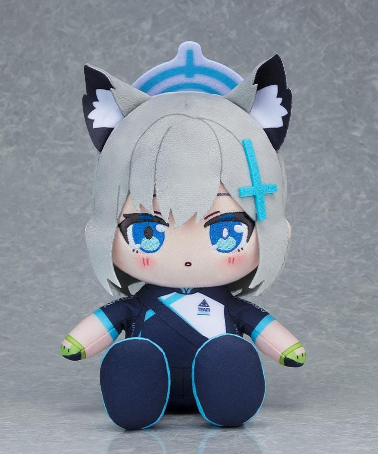 Blue Archive Chocopuni Plushie Shiroko Cycling in a cute chibi plush design with her cycling outfit