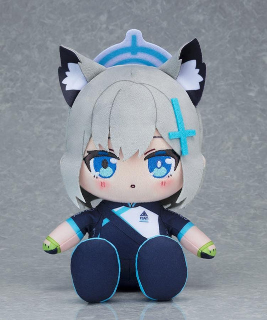 Blue Archive Chocopuni Plushie Shiroko Cycling in a cute chibi plush design with her cycling outfit