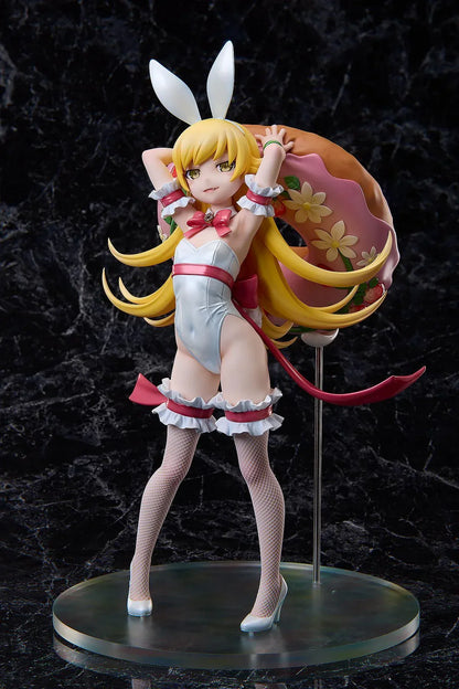 Monogatari Shinobu Oshino White Bunny Ver 1/4 scale figure with blonde hair and white bunny outfit