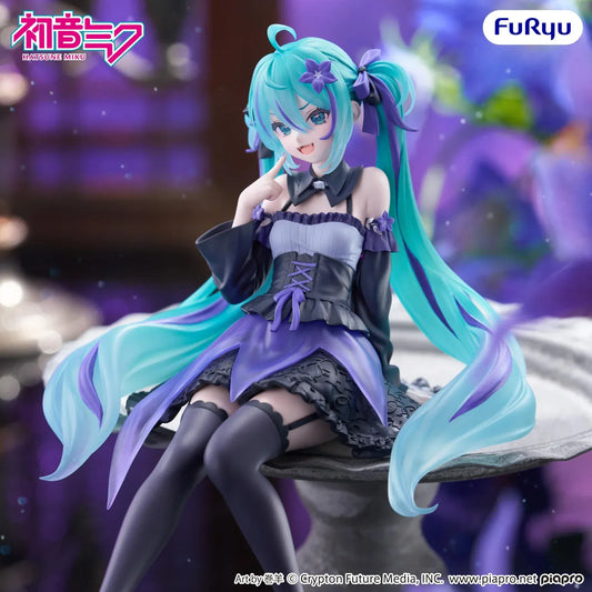 Hatsune Miku Flower Fairy Bellflower noodle stopper figure FuRyu anime collectible sitting pose