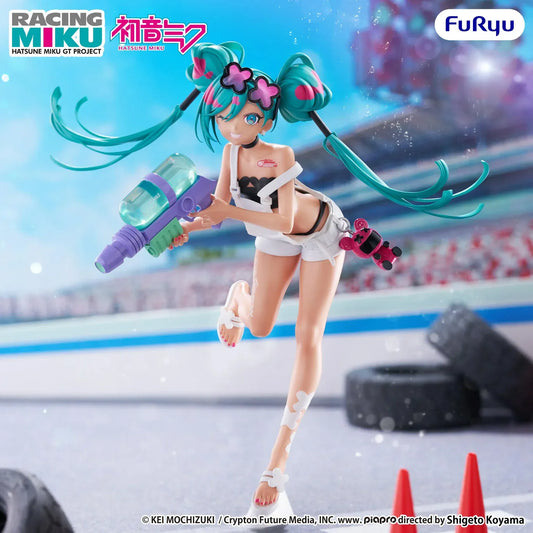 Hatsune Miku Racing Miku 2025 Sepang Muchute version figure FuRyu anime collectible water gun pose