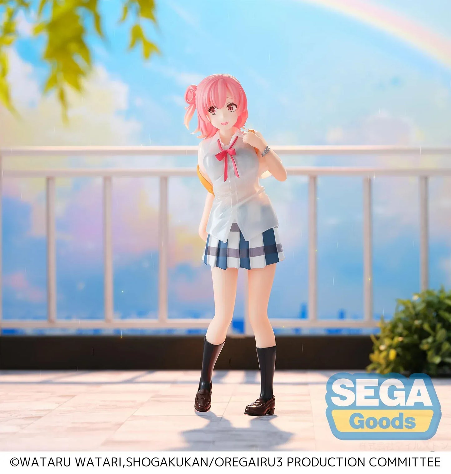 My Teen Romantic Comedy SNAFU Yui Yuigahama After School Rain figure by SEGA XStellar in school uniform