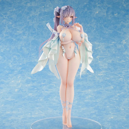 Sorana Niiro Gekka Bijin original illustration figure with flowing translucent fabric and elegant pose