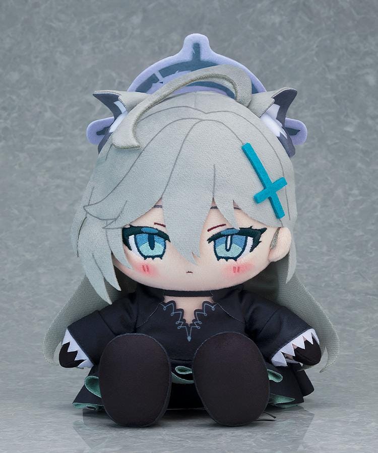 Blue Archive Chocopuni Plushie Shiroko Terror in a cute chibi plush design