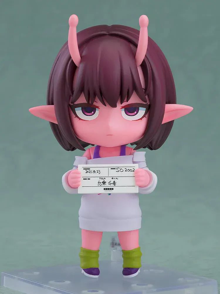 Milky Subway The Galactic Limited Express Nendoroid Chiharu figure with pink skin, horns, and chibi alien design