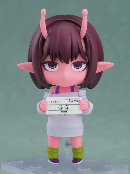 Milky Subway The Galactic Limited Express Nendoroid Chiharu figure with pink skin, horns, and chibi alien design
