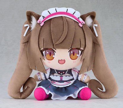 Nekopara Sekai Connect Chocopuni Plushie Chocola with brown hair, cat ears, and maid outfit
