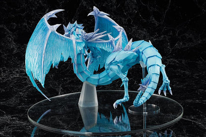Yu-Gi-Oh Brionac Dragon of the Ice Barrier figure with translucent blue wings and icy armor