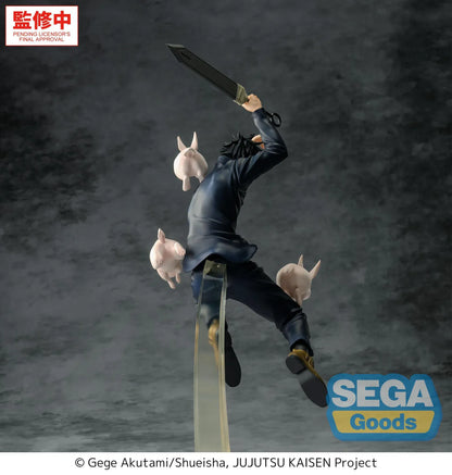 Jujutsu Kaisen Luminasta Megumi Fushiguro The Culling Game Version figure with rabbit shikigami in a dynamic battle pose