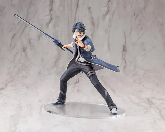 The Legend of Heroes Trails Through Daybreak Van Arkride 1/8 Scale Figure in a dynamic battle pose wielding his weapon