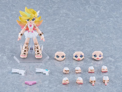 New PANTY & STOCKING with GARTERBELT figma Panty Angel ver Figure with blonde hair, white angel outfit, halo, and wings