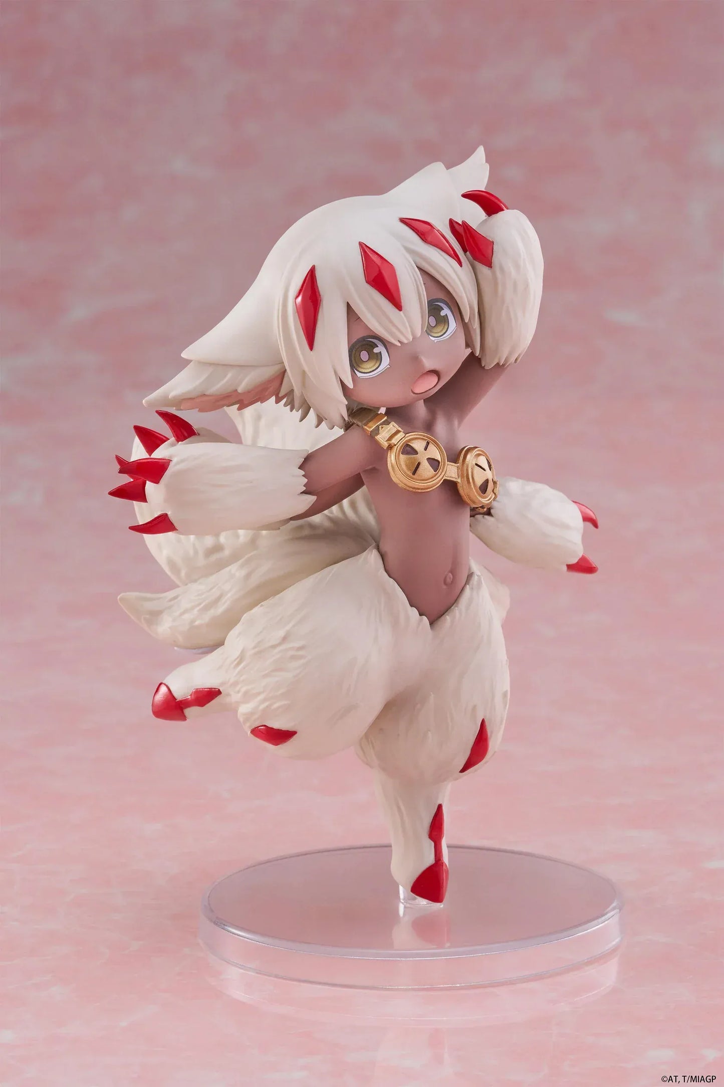Made in Abyss: The Golden City of the Scorching Sun Faputa Coreful Figure (Re-issue) featuring Faputa in a dynamic pose with red markings and fluffy fur details.