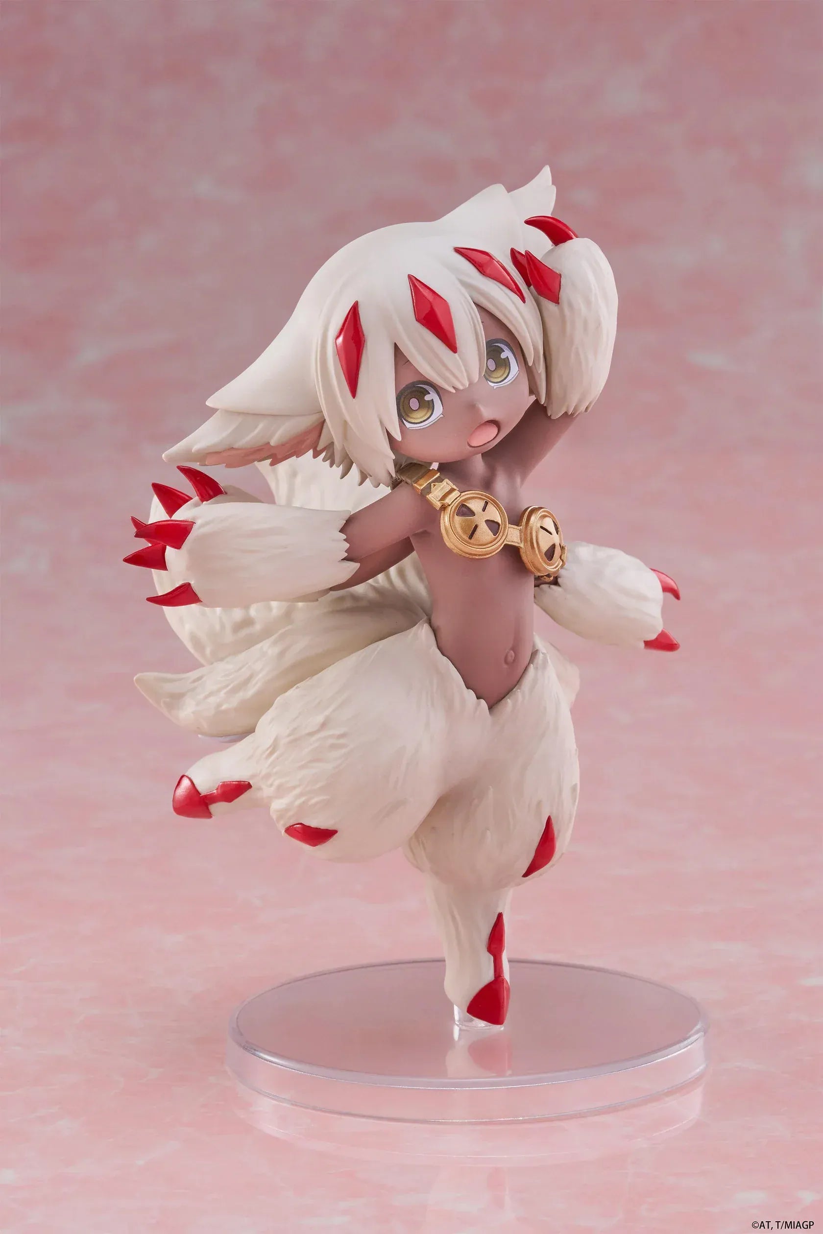 Made in Abyss: The Golden City of the Scorching Sun Faputa Coreful Figure (Re-issue) featuring Faputa in a dynamic pose with red markings and fluffy fur details.