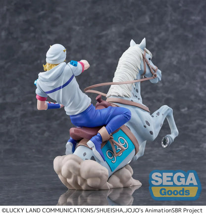Johnny Joestar Xross Link MAX figure riding horse from JoJo's Bizarre Adventure Steel Ball Run by SEGA