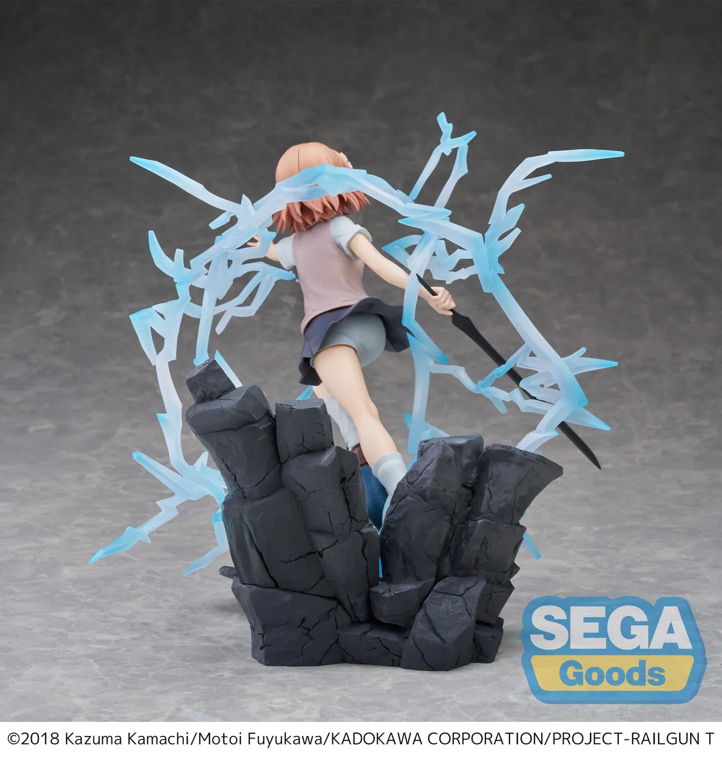 Mikoto Misaka FiGURiZMa figure with electric lightning effects from A Certain Scientific Railgun T by SEGA