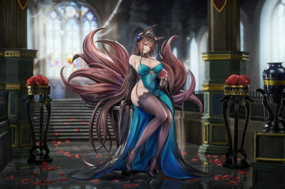Azur Lane Amagi Throne of Fallen Petals Ver 1/7 scale figure seated on throne