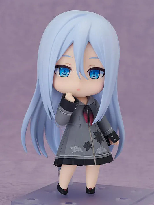 Project Sekai Colorful Stage Nendoroid No.2886 Kanade Yoisaki chibi figure with long blue hair and grey coat